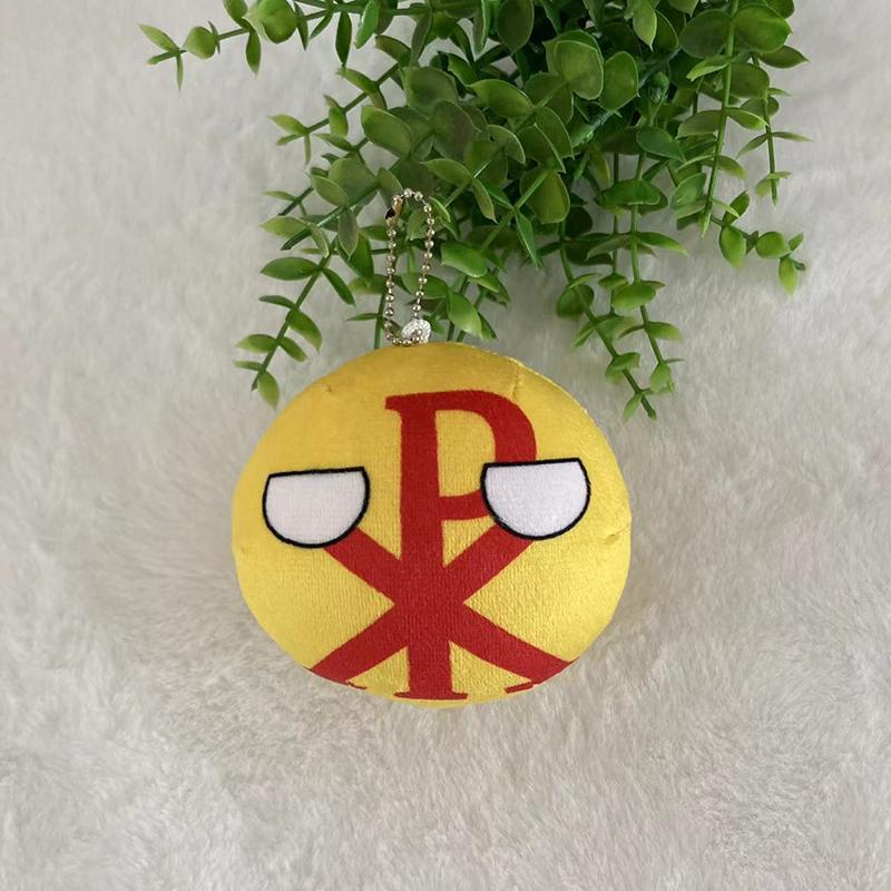 Julegaver Country Ball Plysjdyr 10Cm Polandball Anheng Landsflagg Kuler Countryball Kosedukke