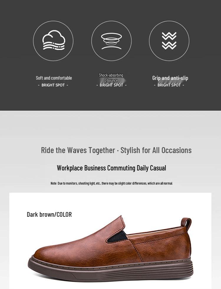 3315 Unisex Cowhide Loafers: Slip-on, Low-top, Casual, Handmade Shoes for Spring & Summer.