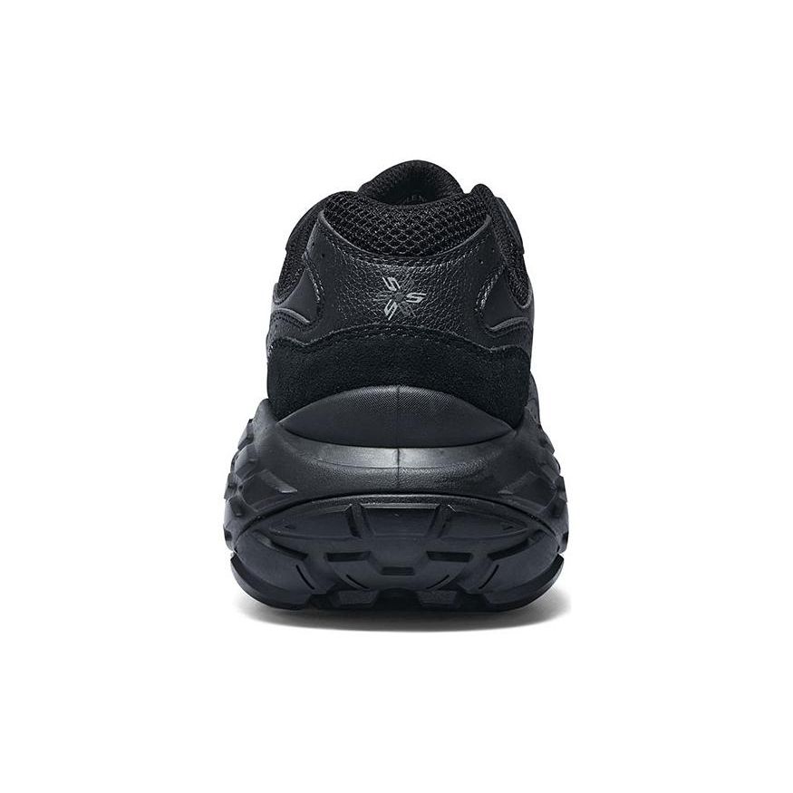 Skechers Monster Evo Mesh Synthetisch Leer Comfortabel Veelzijdig Schokabsorberend Duurzaam Warm Lage Top Casual Schoenen Heren sneakers Zwart 232744-BBK