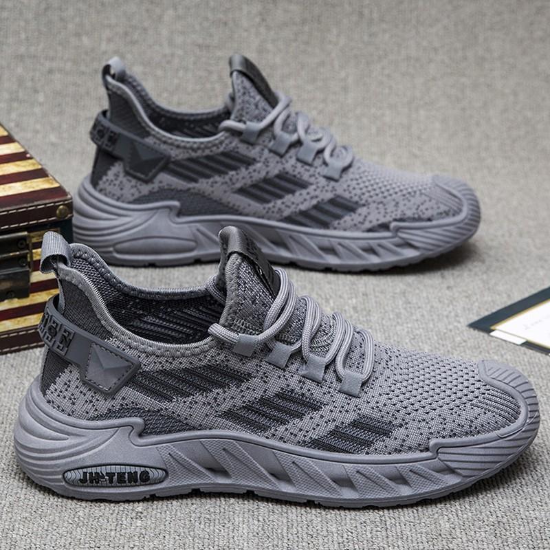 Large size new men's sports shoes trendy versatile breathable casual running shoes Korean version platform dad shoes