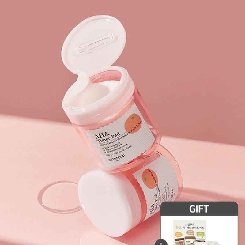 [4 Free Dangto Migam Mask Packs] Pink Grapefruit Dry Exfoliating Toner Pads (70 Sheets)