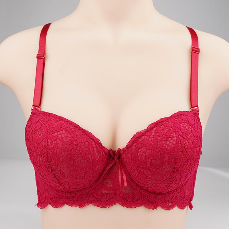 

Нижнее белье кружевной бюстгальтер с массажным ободом бюстгальтер сексуальный модный бюстгальтер соберите и соберите грудь 85B