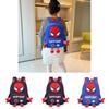 Spider Man 3d Pattern Kids Backpack With Breathable Nylon For Kindergarten And Elementary Use