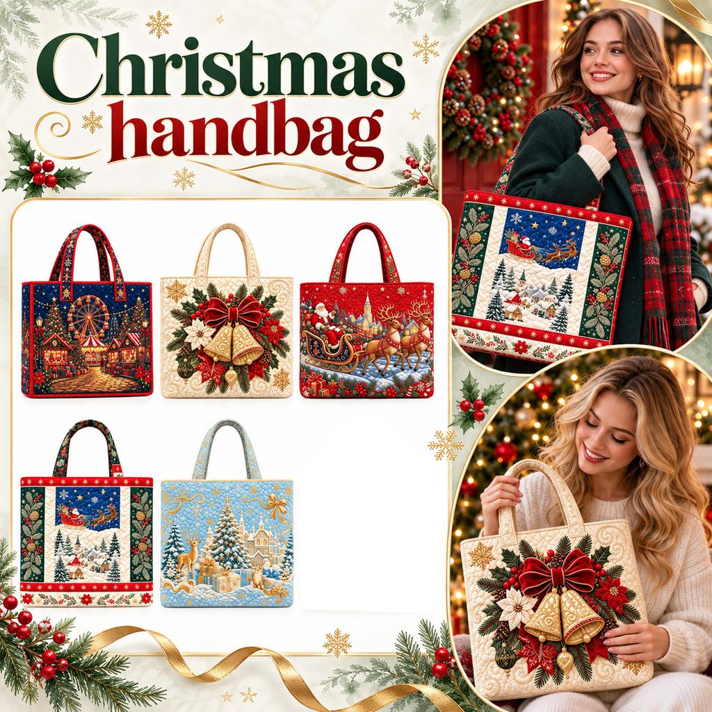 Christmas Bag, 40 43 10 (H W Base), Holiday Bag for Shopping, Gifts and Daily Use