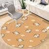 1pc Cats Paws Office Round Area Rug, Under Office Chairs Bedroom Living Room Home Decor, Room Deco