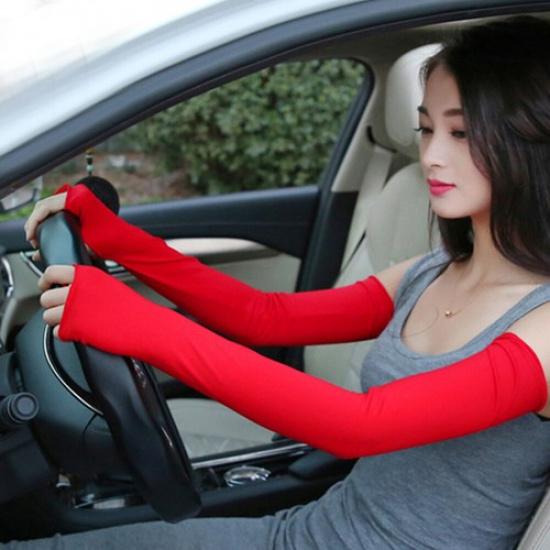 Sun Protection Arm Sleeves Cover Sun Protection Sleeve Anti UV Driving Gloves H one size