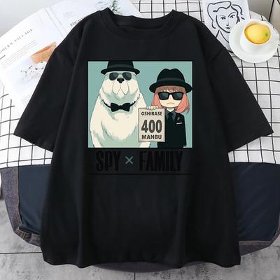 Anime Mange Anya Forger Arte Uomo Cotone Manica Corta Creatività Tutte le Matematiche Magliette Traspirante Girocollo Uomo Maglietta Abbigliamento 81158