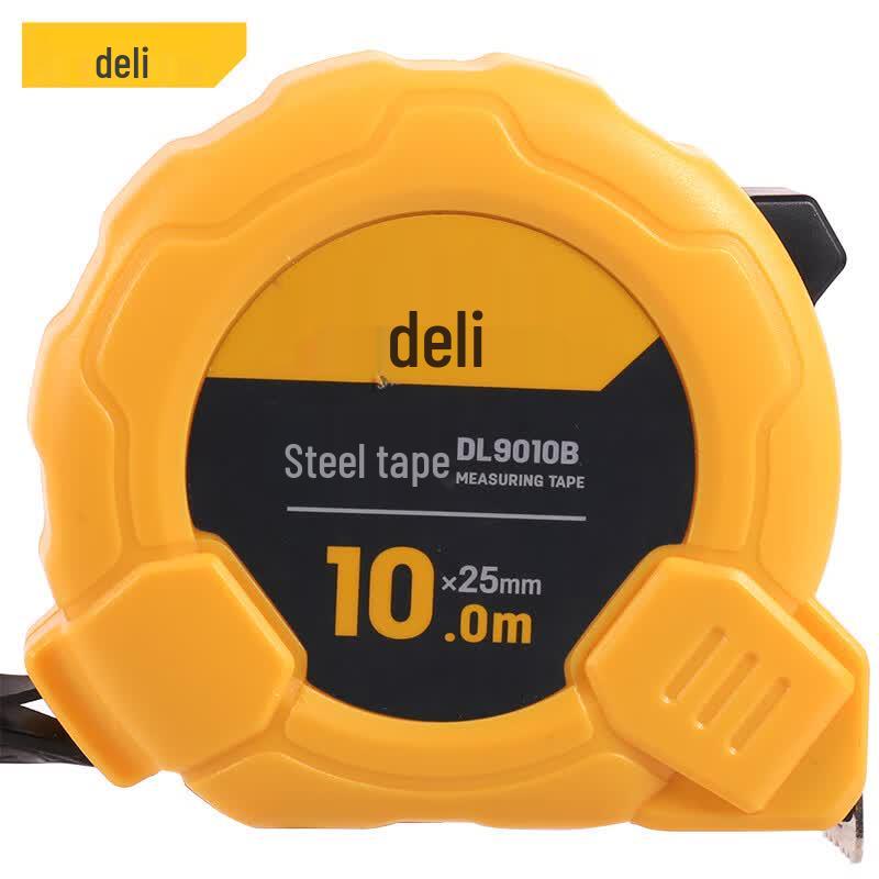 Deli 10m x 25mm Steel Retractable Tape Measure