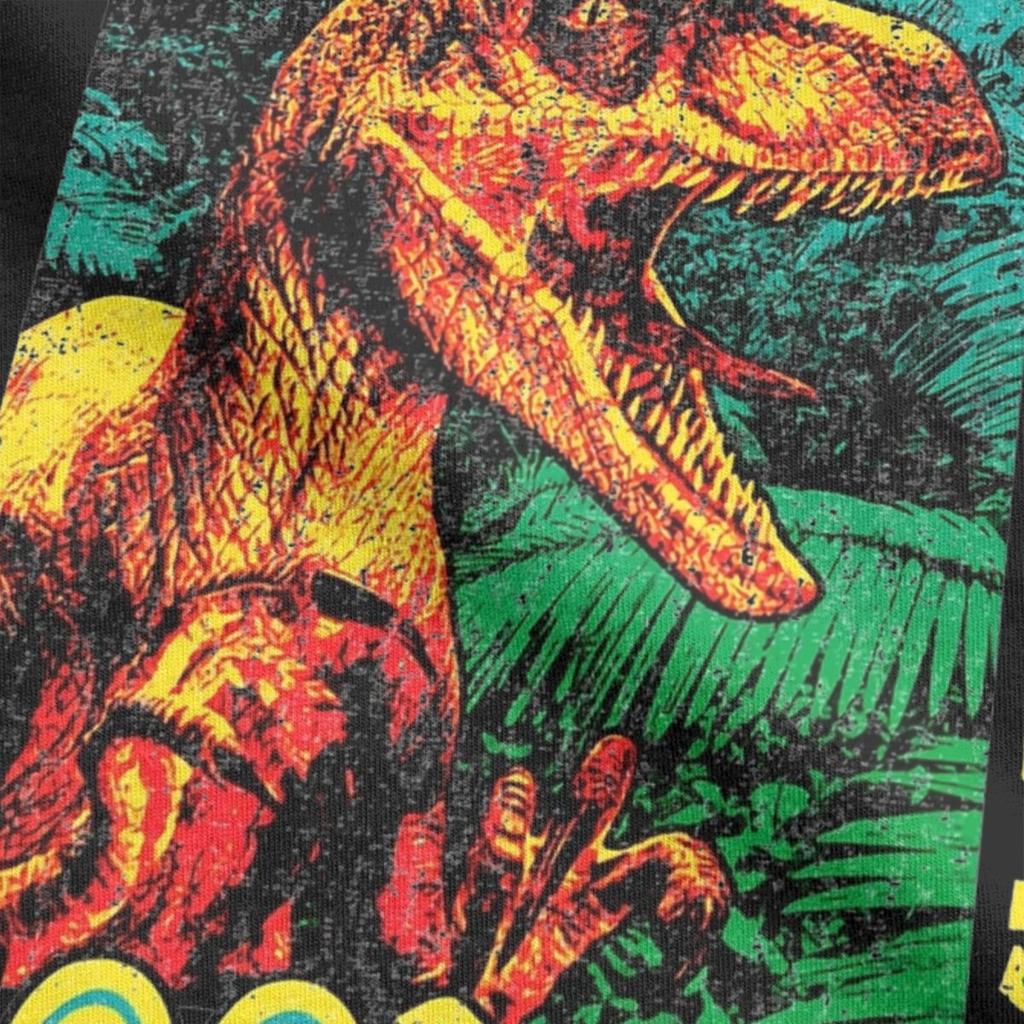 Herren T-Shirts Jurassic Park 1993 Tour Neuheit Reines Baumwoll T-Shirt Kurzarm T-Shirts O-Ausschnitt Oberteile Grafik