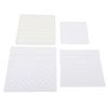 364pcs Bump Dots for Visually Impaired Assorted Shapes Low Vision Braille Stickers Silicone Raised Tactile Dots White