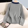 Women's Colorblock Loose-Fit Pullover Sweater