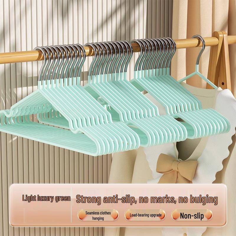 10-Pack Thickened Non-Slip Clothes Hangers for Home & Dorm Use