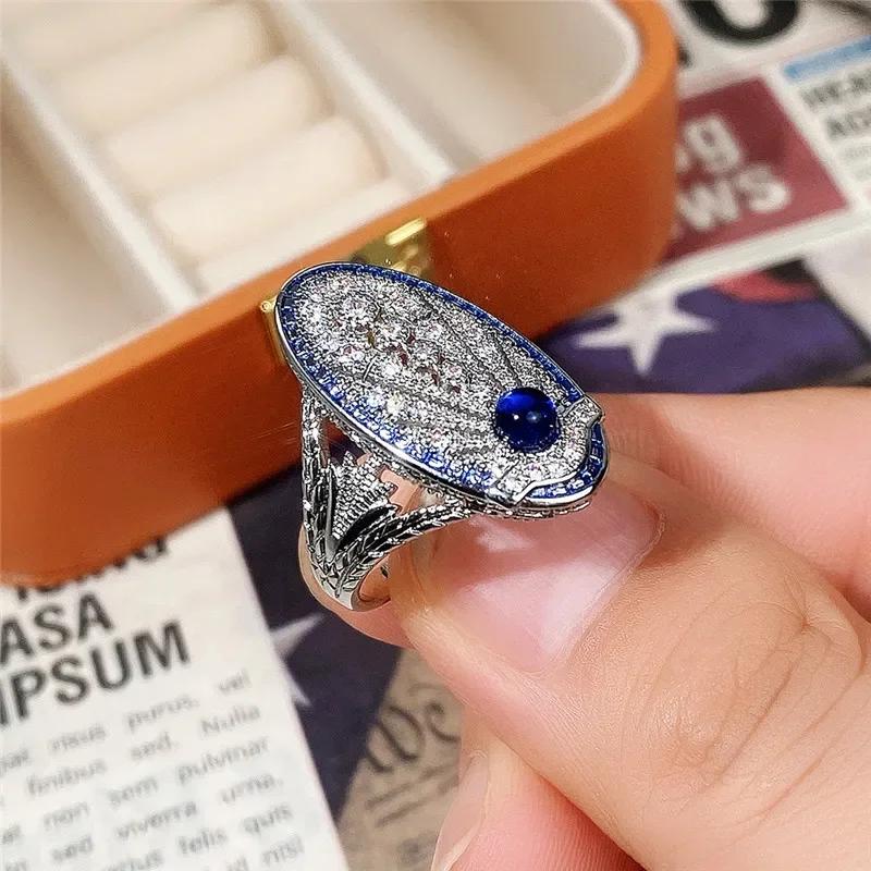2025 Trendy Women Finger Ring for Party Daily Wear Luxury Lady's Accessories Anniversary Gift Statement Jewelry Drop Ship