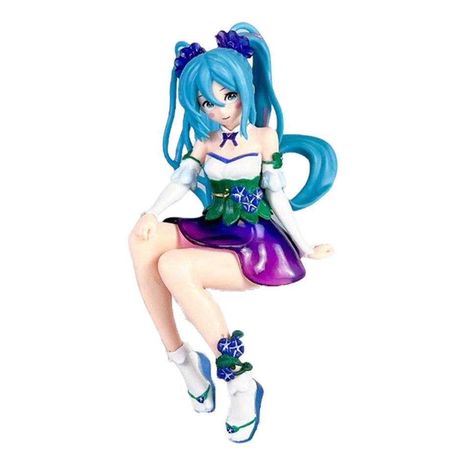 Model Toy New Animation Anime Beautiful Girl Hatsune Miku Flower Fairy Hatsune Miku Noodle Stopper Cute Handmade PVC Decorations