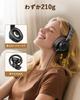 New Bee DH81 Wired Monitor Headphones, 50mm Drivers, Closed-Back, Foldable, High-Resolution Audio, Detachable with 3.5mm6.35mm2-in-1 Conversion