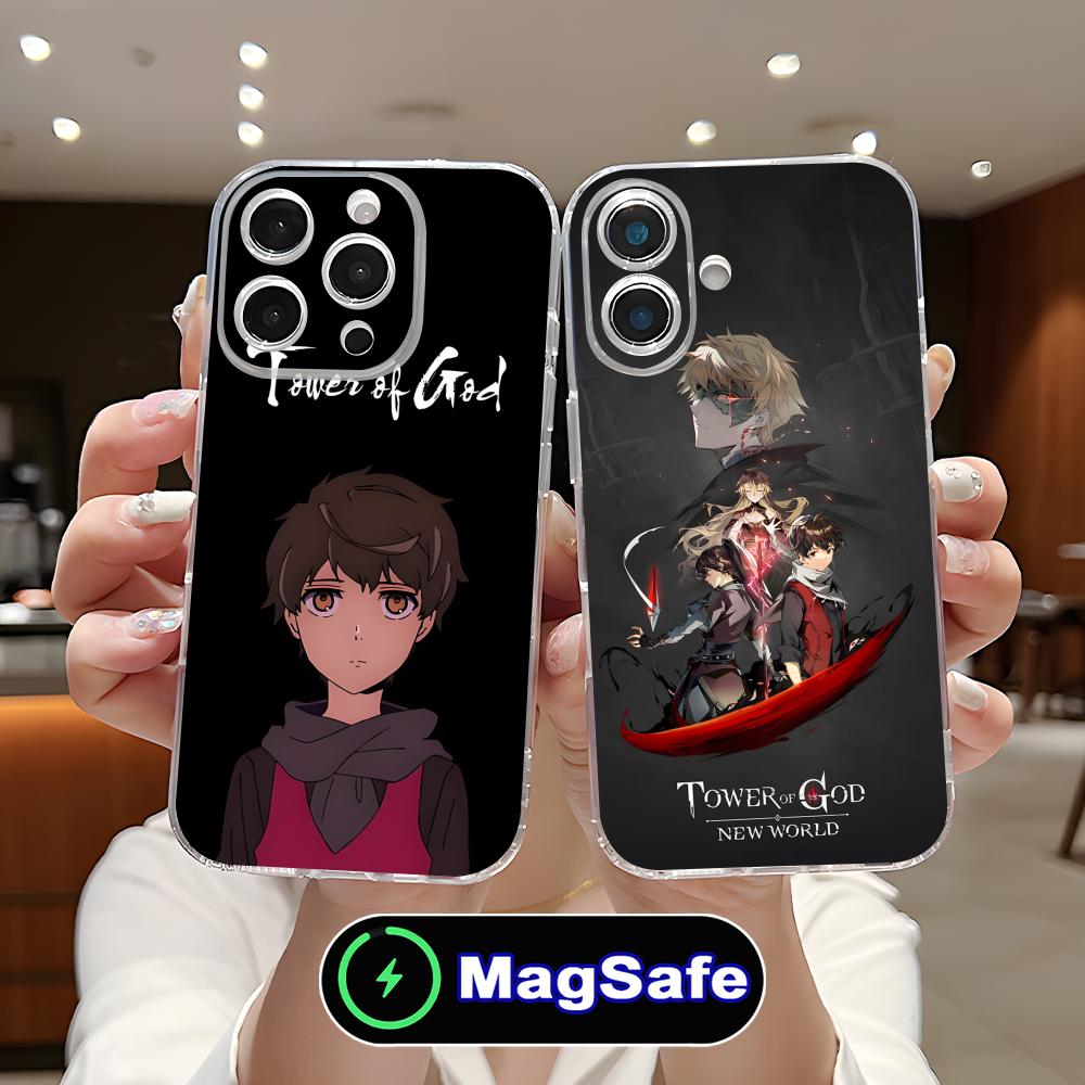 Anime Game Tower of God Phone Case for iPhone 17 16 15 14 13 12 11 Air Pro Max Plus Mini Magsafe Clear Colorful Cover Cover