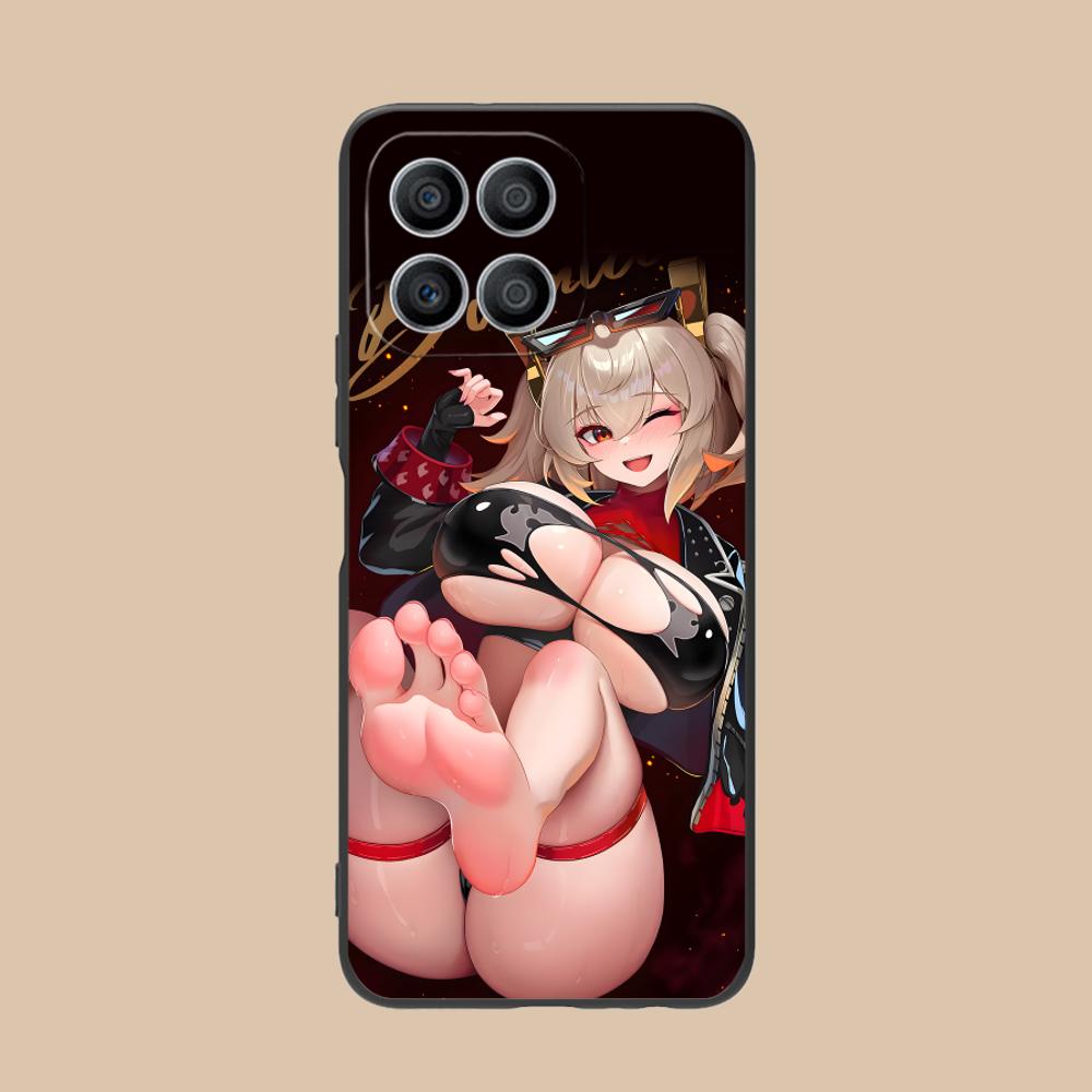 Zenless Zone Zero Burnice Phone Case for Honor 90 80 70 60 50 30 20 10 9 8 7 Pro S SE Lite 5G Black Pretty Smartphone Luxury