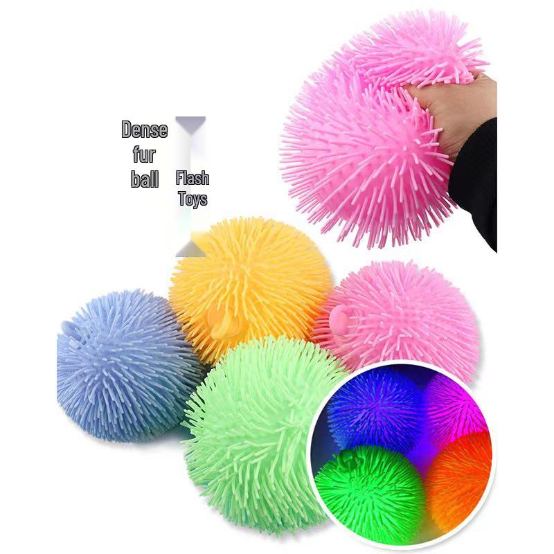 Minge Antistres Pufoasă Fosforescentă - Jucărie și Cadou pentru Copii Mici