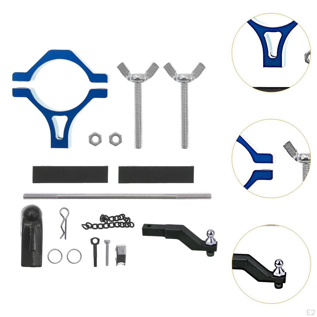 RC Crawlers Tow Hook Kit for H8H Y21, Easy Setup Towing Parts