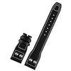 Für IWC Pilot Rindsleder Armband 22mm 21mm 20mm Echtes Leder Uhrenarmband Stahl Faltschließe Schwarzes Armband Zubehör