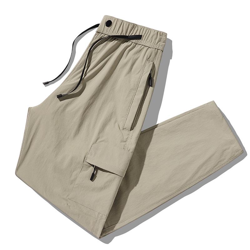 

Мужские осенние брюки карго с множеством карманов: Универсальный и стильный для пеших походов и спорта на открытом воздухе XL хаки