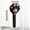 1 adjustable hand shower with claw design, 3 speed control massage for bathroom, wall mounting and hanging