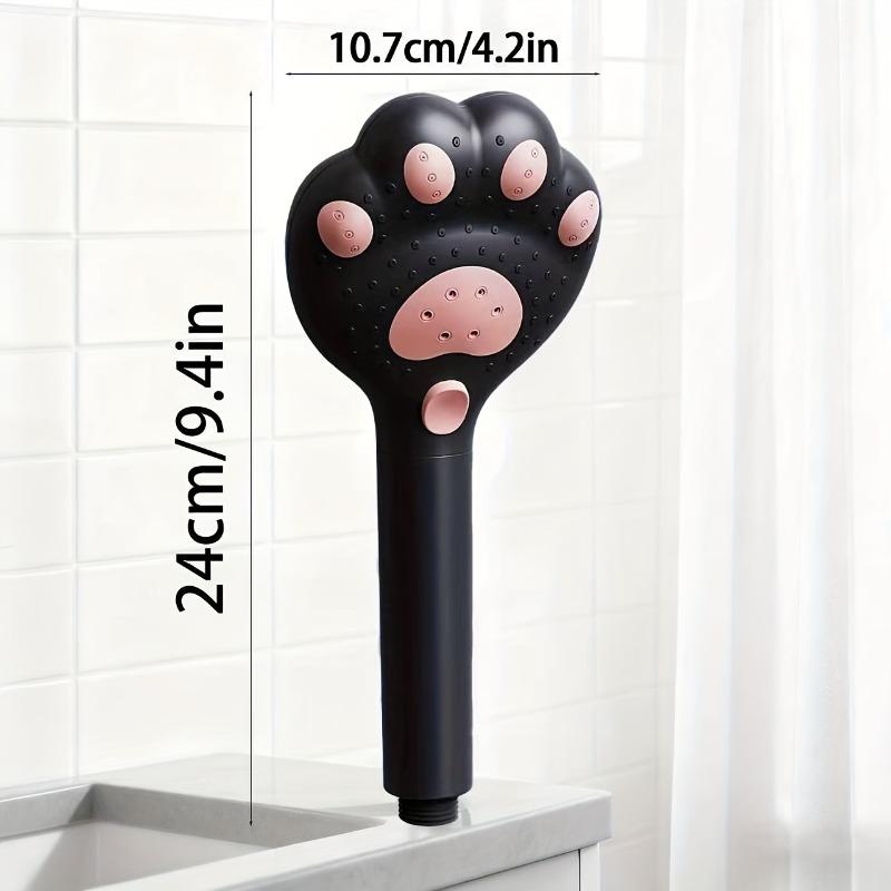 1 adjustable hand shower with claw design, 3 speed control massage for bathroom, wall mounting and hanging