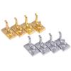 4Pcs 1:12 Dollhouse Miniature Clothes Coat Hook Dollhouse Bathroom Accessories