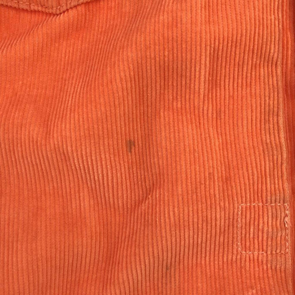 HUF Embroidery Corduroy Jacket M Orange Men's Used