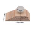 Beech Block Sandpaper Grinding Block Sanding Edge Polishing Tool New Leather Craft Tool  Gadget