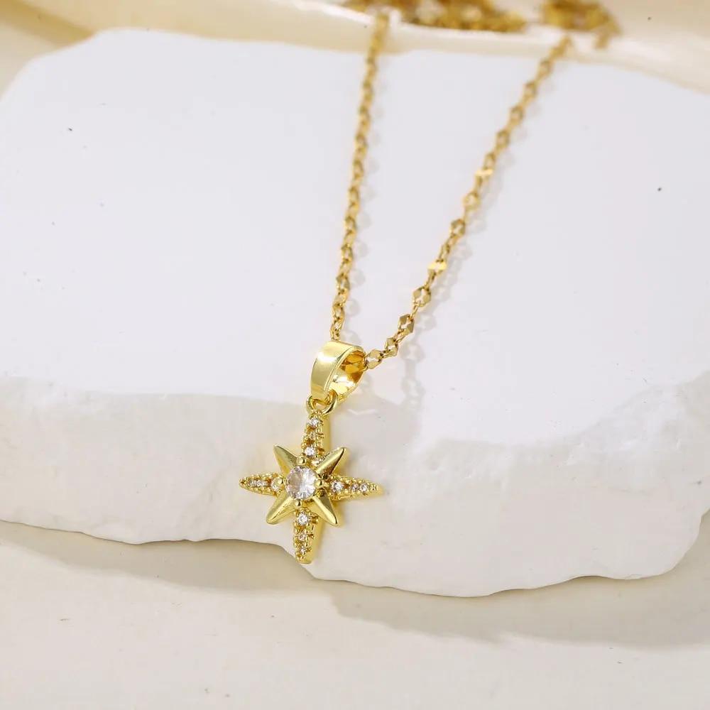 Double-layer Rotatable Sunflower Necklaces For Women Chain Choker Stainless Steel Jewelry Accessories Free Shipping Items