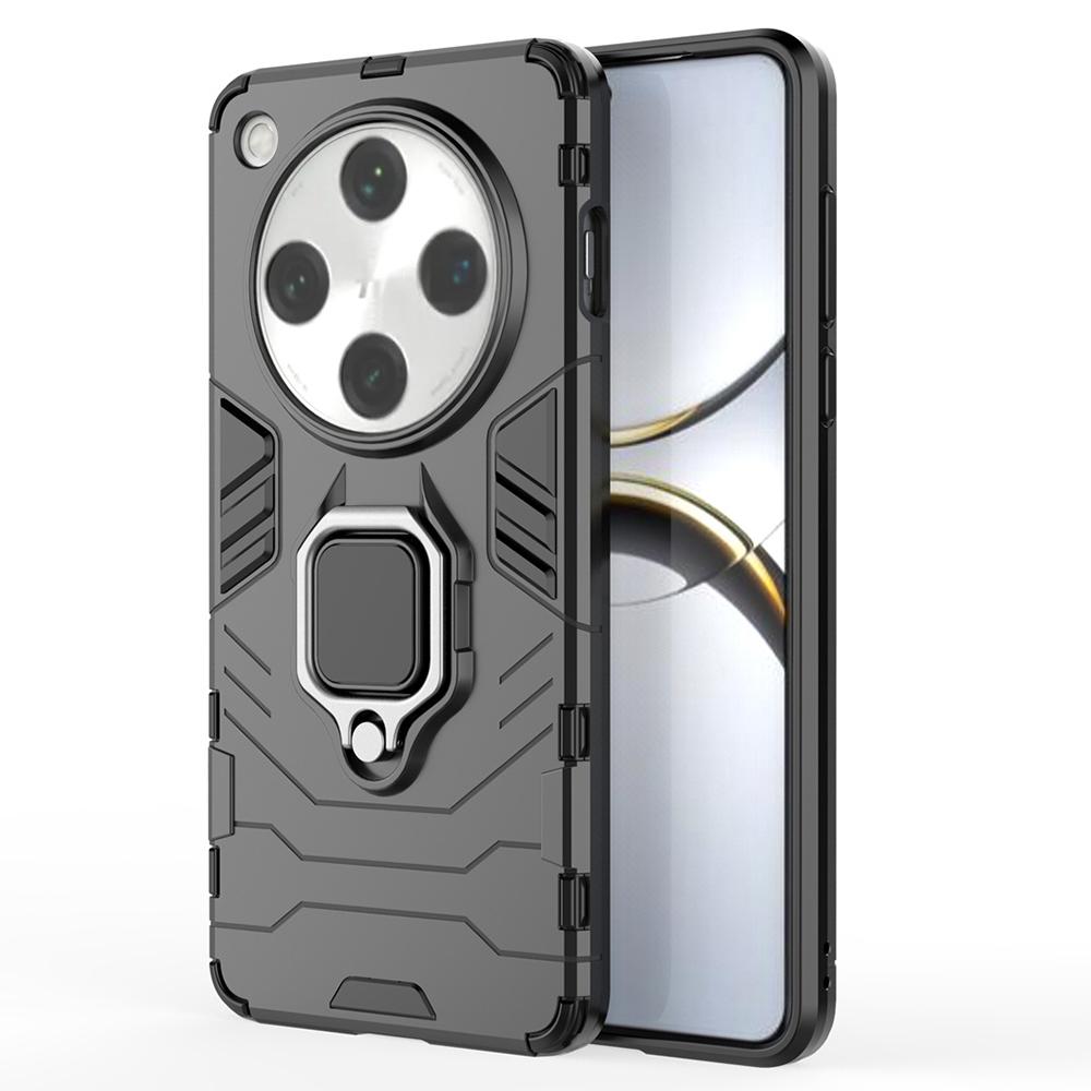 Etui na Oppo Find X8 Pro 5G PC+TPU Ochronny Pokrowiec na Telefon z Pierścieniem Podstawką