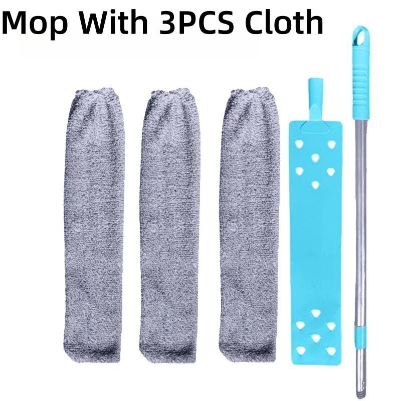 Domácí mop s dlouhou rukojetí, teleskopický kartáč na prach, žaluzie, kartáč na prach, odstranění prachu z mikrovlákna, kartáče na čištění domácnosti