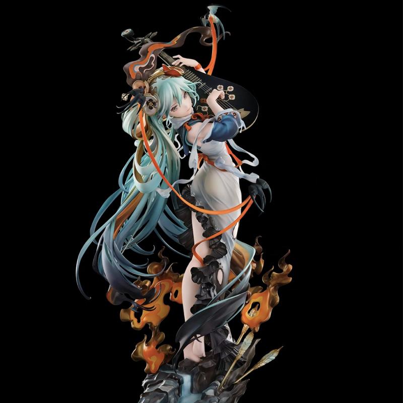 1/8 PVC Long Hair Hatsune House Of Flying Daggers Anime Peripherals Desk Setup Ornament Anime Girl Trendy Toy Model Boy'S Gift