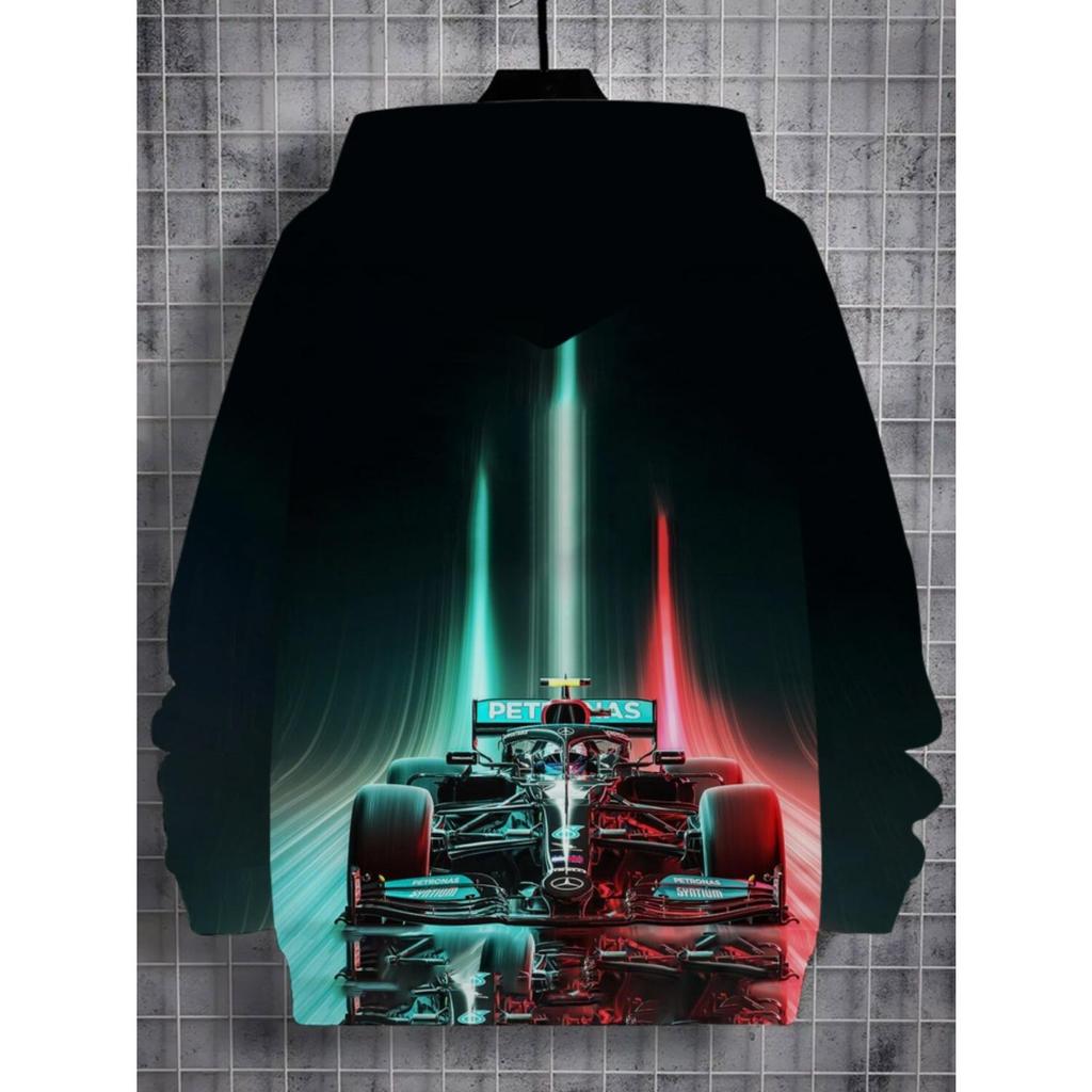Children's Clothing, Boys' Creative 3D Printed Hooded Sweatshirt, Boys' Casual Sports Long Sleeved Hooded Top