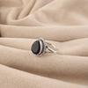 Natural Black Onyx Gemstone 925 Sterling Silver Jewelry Handmade Women Ring Gift For Wife RR-85-21