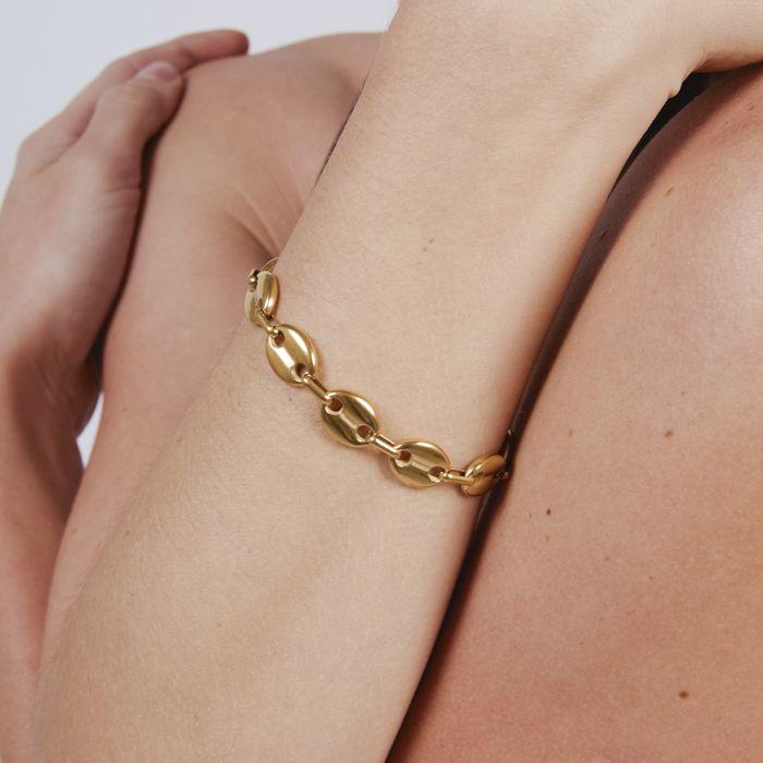Bracelet Luxenter fini en or jaune 18 carats - Forbek