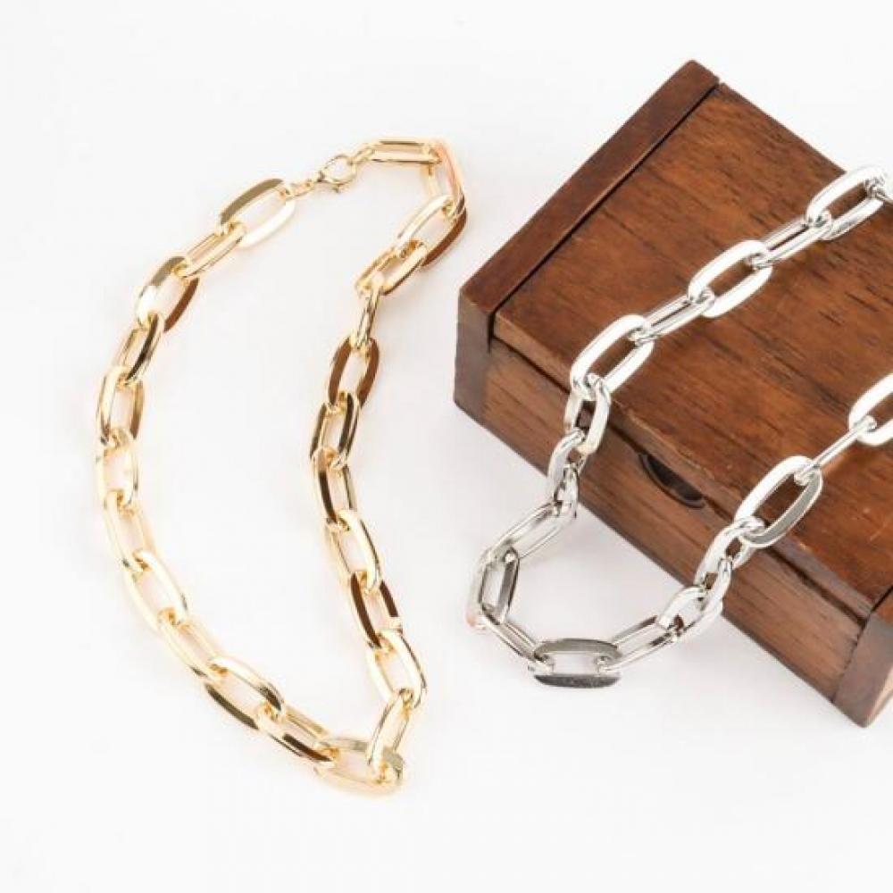 New Arrivals Open Run Loop Necklace Big Size Vintage Party Bold Chain