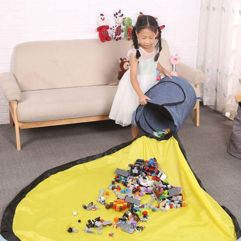 Detachable Game Mat Storage Bucket Hand-held Toy Storage Bucket Living Room