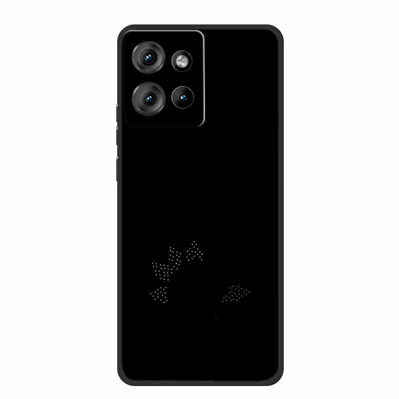 

Black Silicone Case For Motorola S50 5G Case Cartoon Cat Soft Back Cover For Motorola Edge 50 5G Neo G75 Phone Case G 75 Coque Moto S50 5G