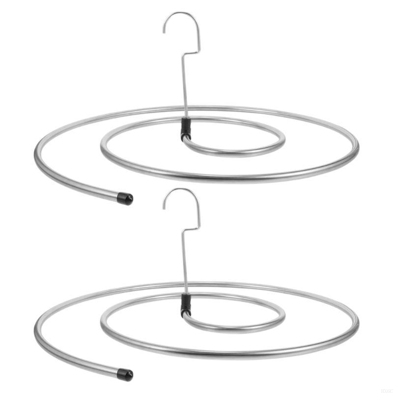 Spirals Drying Rack Indoor Outdoor Use Thick Metal Frame Corrosion Resistant HX6C