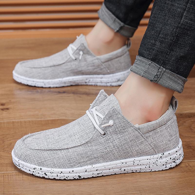 2025 spring new men's shoes fashion casual shoes low-top men's cloth shoes Korean version board shoes trendy sports single shoes