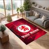 Middlesbrough FC Printed Crystal Velvet Rug Non‑Slip Crystal Velvet Carpet For Sofa Bedroom Indoor Home Decoration
