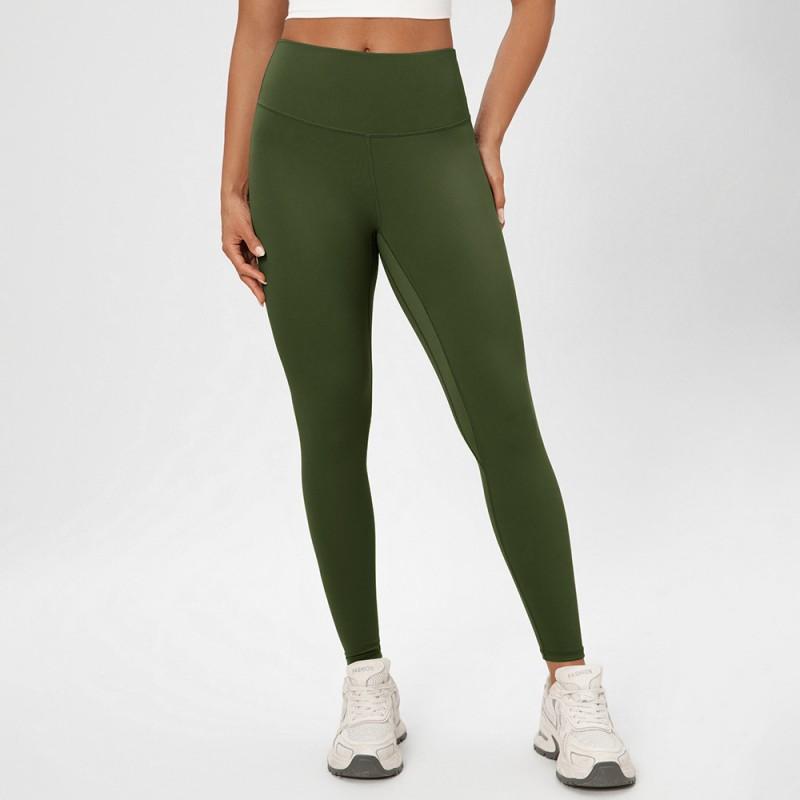 Womens High Waist Tummy Control Yoga Leggings Double-sided Brushed Fitness Pants Running Gym M193