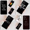 Love Techno Music Quotes Cell Phone Case for Samsung Galaxy S26 Ultra S25 S24 S23 S22 S21 S20 Note10 Cover