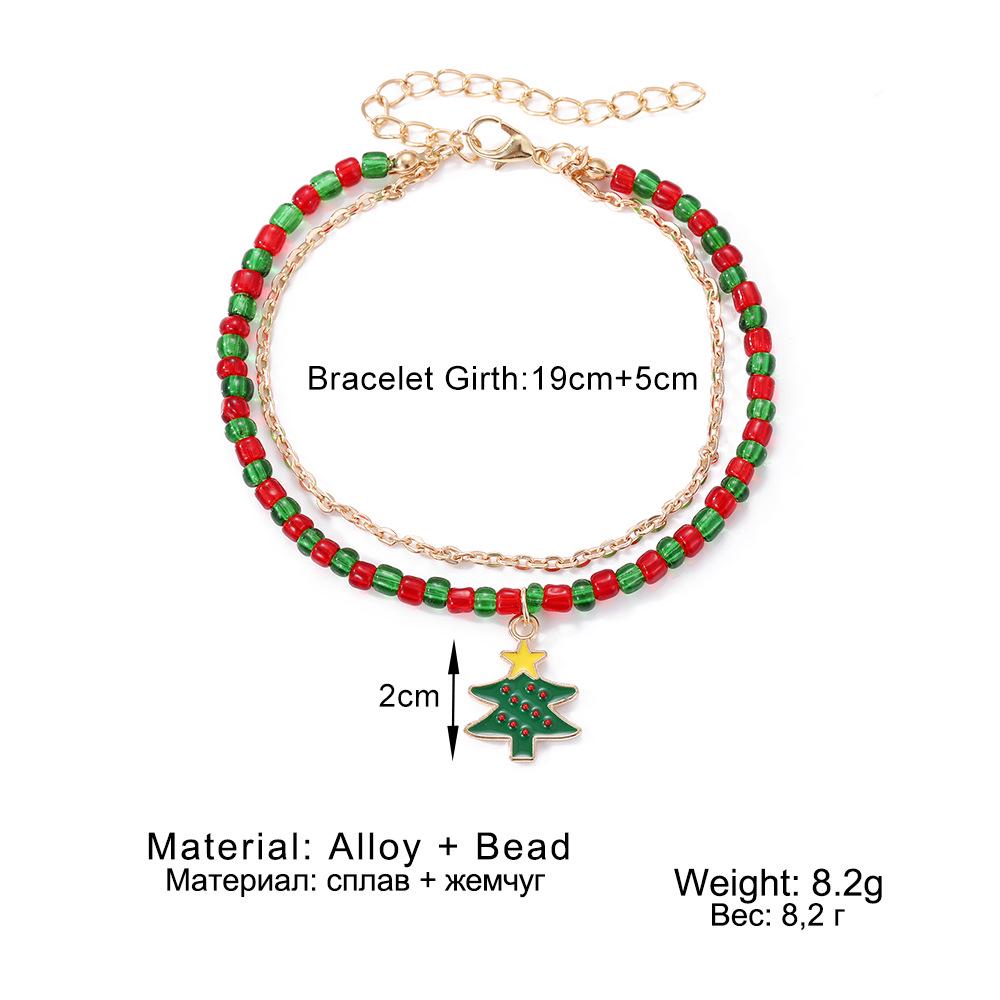 European and American Christmas Bell Bracelet Set - High-end Gift Box Edition