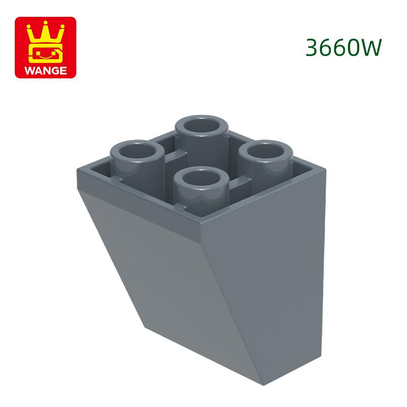 

48 Pcs/lot 1x4 Slope Face Reverse Block Moc Hue Accessories Works With featuring 3660W Brick DO-IT-YOURSELF Children s Plaything Assembly about 48pcs