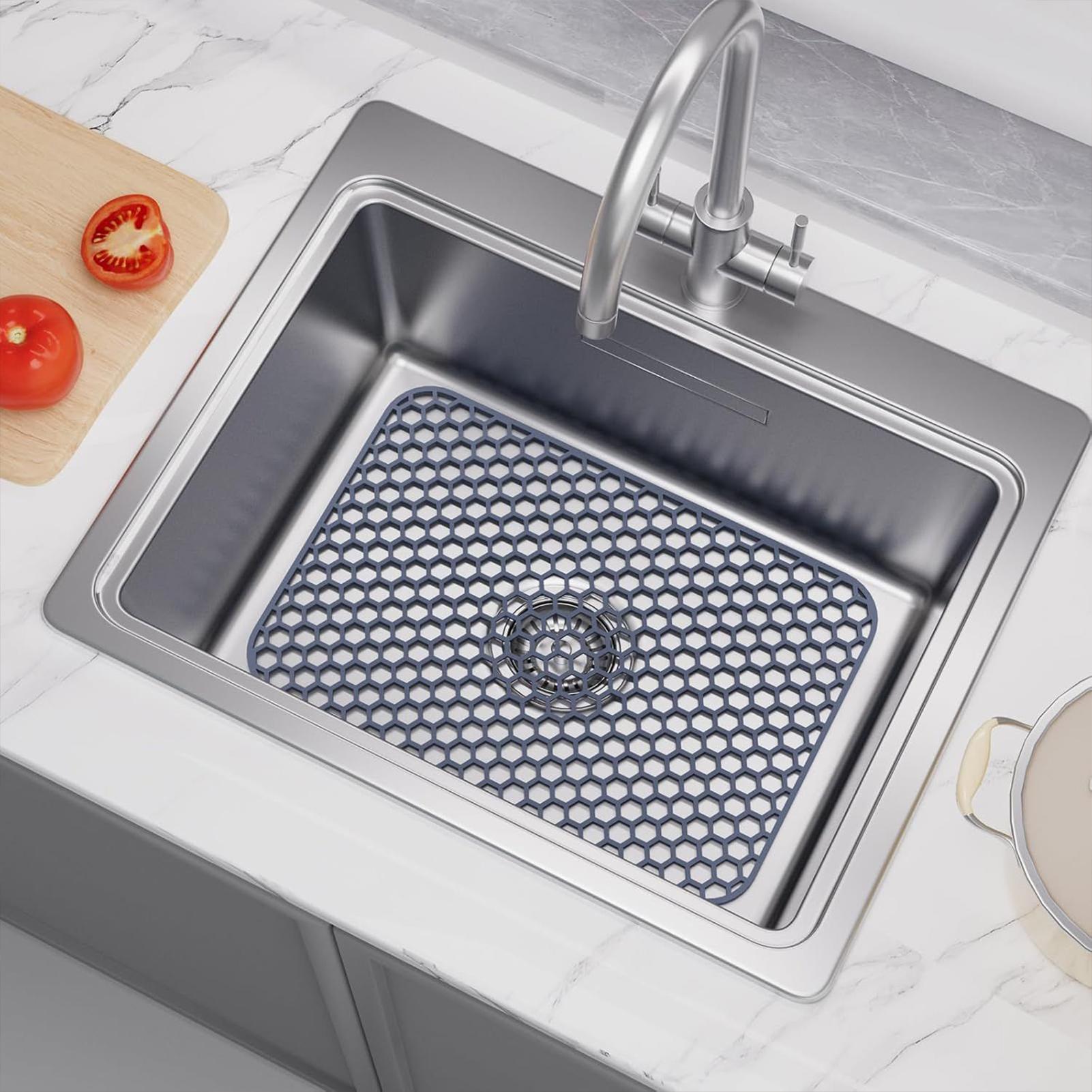 

Kitchen Sink Silicone Protector Silicone Kitchen Sink Protector Mats Heat Resistant Hot Cookware Pad Dish Drying Rack For Soup CHINA