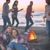 6 Set Fake Fire Fake Fireplace Campfire Flame 12 Inch 3D Cardboard Campfire Centerpiece Artificial Cardboard Fireplace Decoration