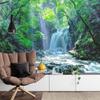 Photomural Waterfall In The Forest Non-Woven 460x300